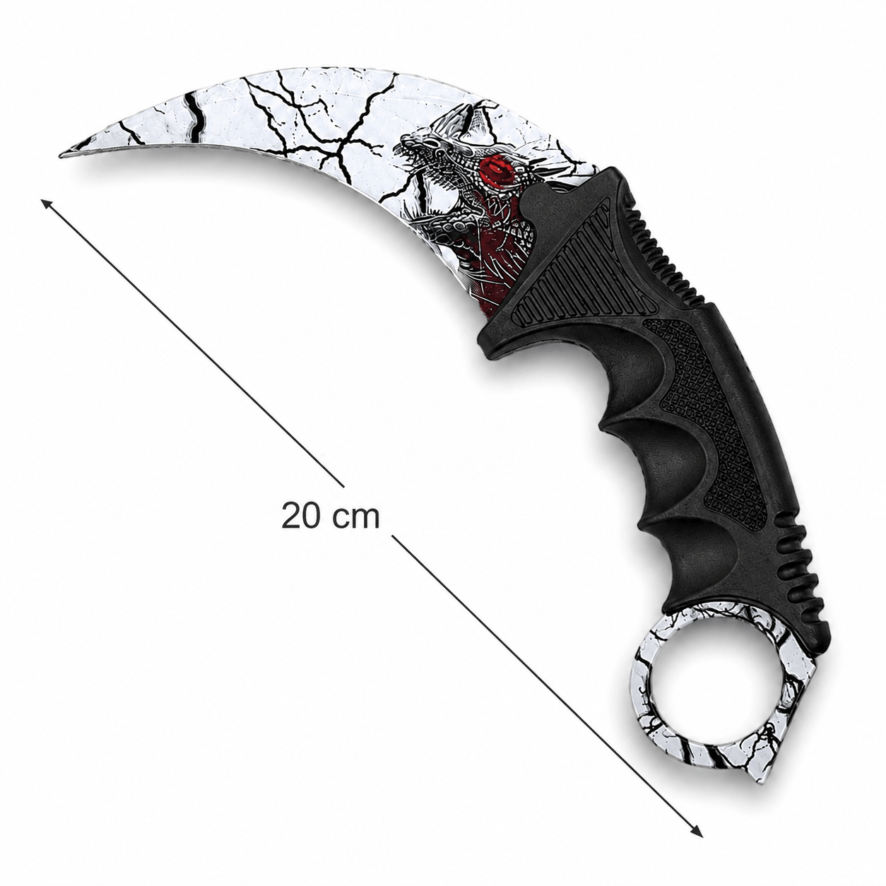 Karambit-Messer Dragon 20 см mit Hülle