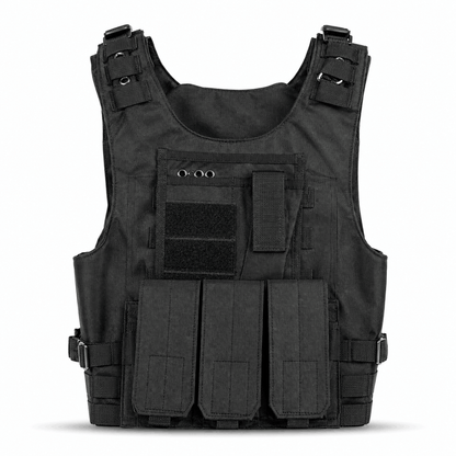 Тактическа жилетка BlackAirsoft SECURITY с модулни джобове