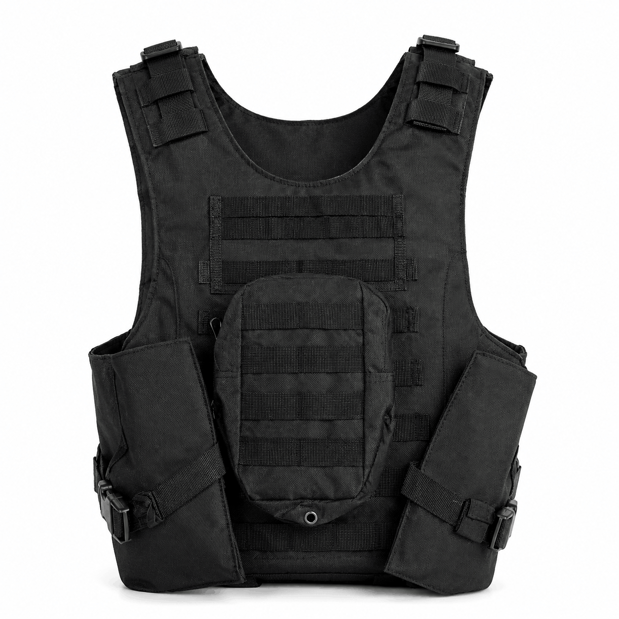 Тактическа жилетка BlackAirsoft SECURITY с модулни джобове