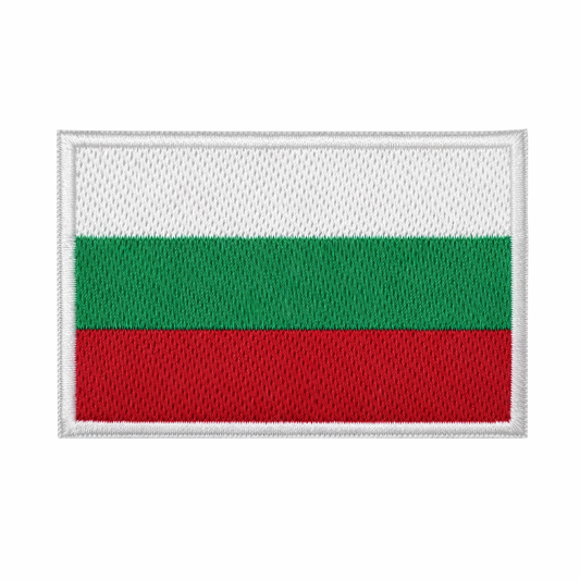 Бродирана нашивка велкро 5х8 см - българско знаме