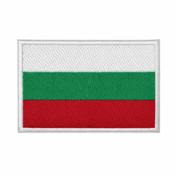 Бродирана нашивка велкро 5х8 см - българско знаме