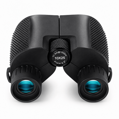 Kompaktes 10x25-Fernglas mit BAK-4-Prisma und FMC-Beschichtung