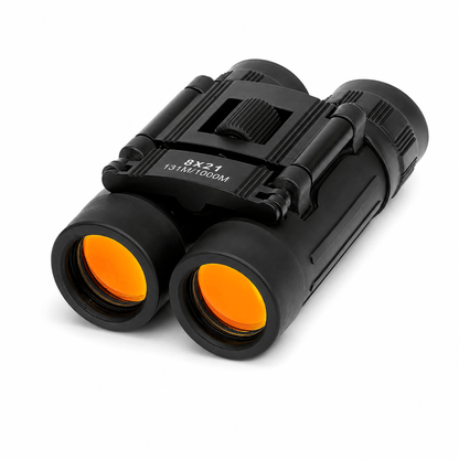Binoclu compact 8×21 pentru drumeții și observare