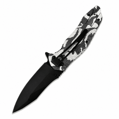 Klappmesser mit schwarzer Klinge – 21 cm, Klinge 9 cm