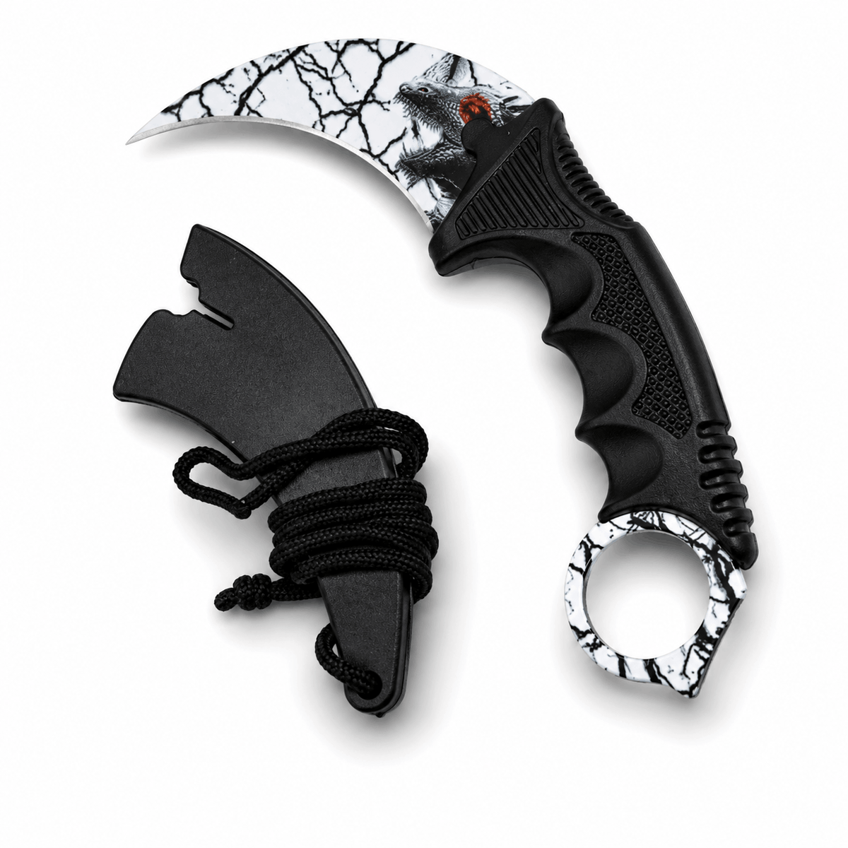 Karambit-Messer Dragon 20 см mit Hülle