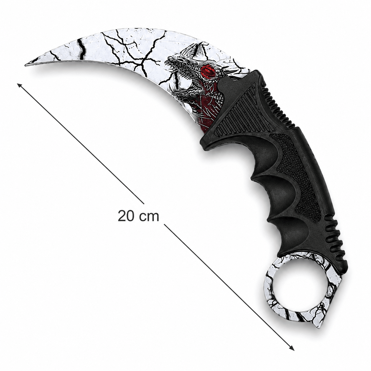 Karambit-Messer Dragon 20 см mit Hülle