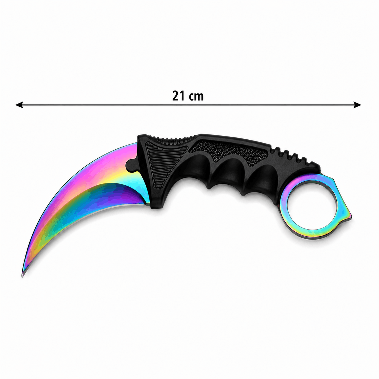 Karambit-Messer Rainbow 21 см mit Schutzhülle