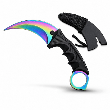Karambit-Messer Rainbow 21 см mit Schutzhülle