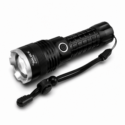Мощен LED фенер X-BALOG P50 с акумулатор и USB зареждане – 17 см