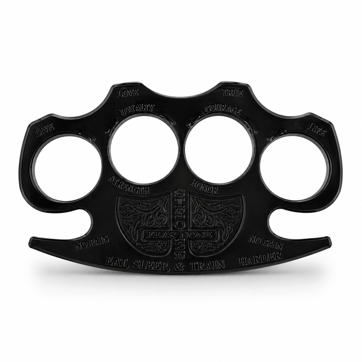 Metallene Schlagringe BlackAirsoft SPIRITUS BLACK